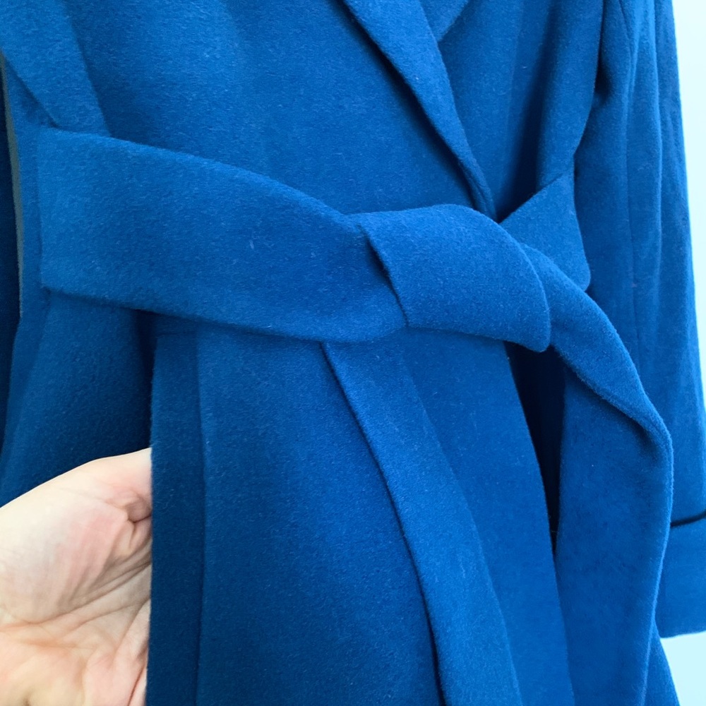 Trina Turk - wool coat wrap - size 6